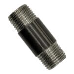 Black Malleable Steel Barrel Nipple