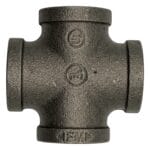 Black Malleable Female Cross Tee