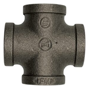 Black Malleable Female Cross Tee