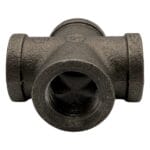 Black Malleable Female Cross Tee