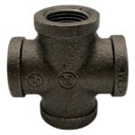 Black Malleable Female Cross Tee