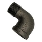 Black Malleable M/F 90° Elbow