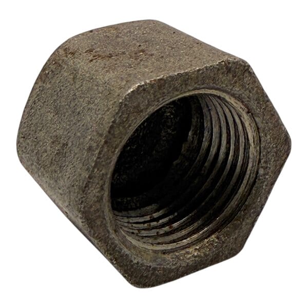 Black Malleable Iron Hexagonal Cap
