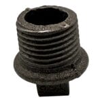 Black Malleable Iron Hollow Plug