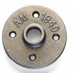 Malleable Iron Decorative Floor Flange - Medium Weight