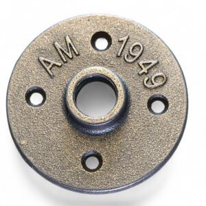 Malleable Iron Decorative Floor Flange - Medium Weight