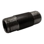 Black Malleable Steel Barrel Nipple