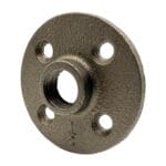 Malleable Iron Decorative Floor Flange - Heavy Weight