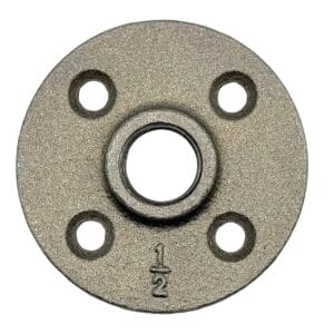 Malleable Iron Decorative Floor Flange - Heavy Weight