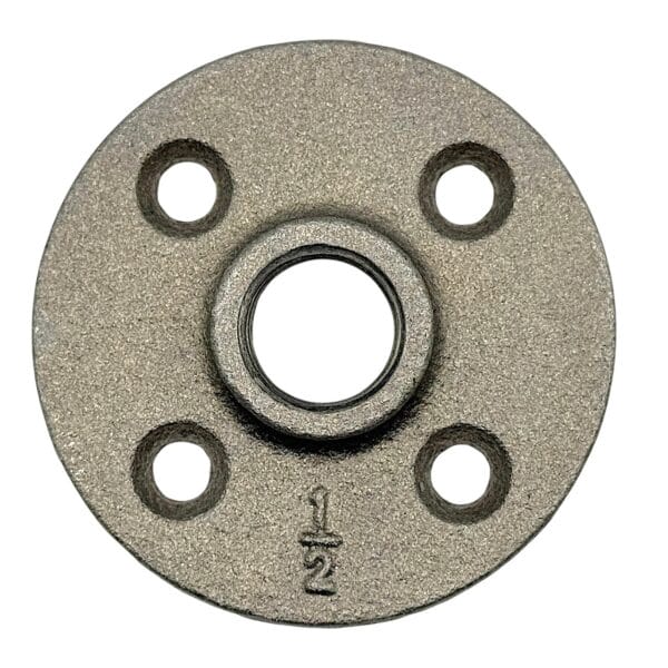 Malleable Iron Decorative Floor Flange - Heavy Weight