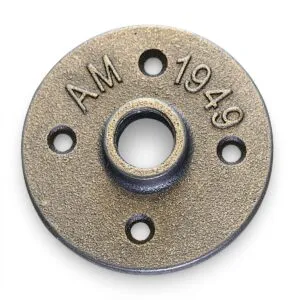 Malleable Iron Decorative Floor Flange - Medium Weight