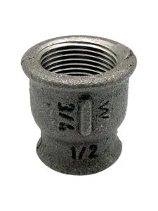 Black Malleable Iron Reducing Connector