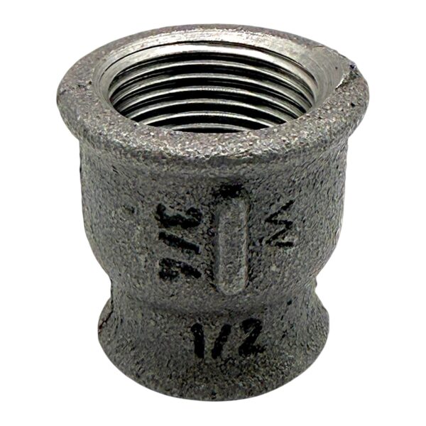 Black Malleable Iron Reducing Connector