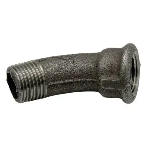 Black Malleable 45°  Obtuse