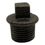 Black Malleable Iron Hollow Plug