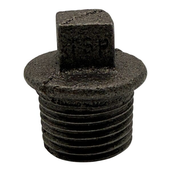 Black Malleable Iron Hollow Plug