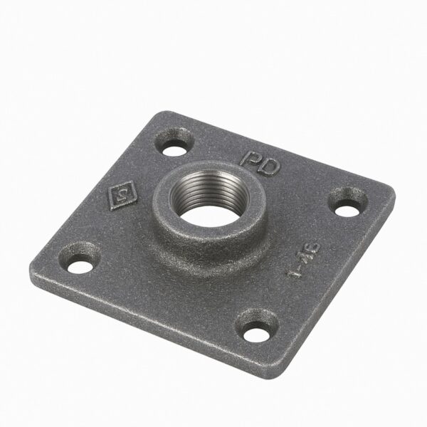 Malleable Iron Decorative Square Flange