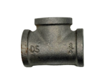 Black Malleable Iron Side Outlet Tee