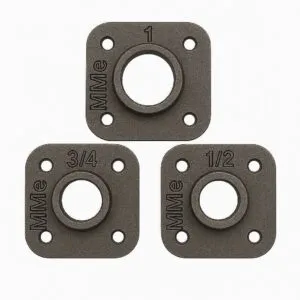 Malleable Iron Decorative Square Flange (Due September 2026)